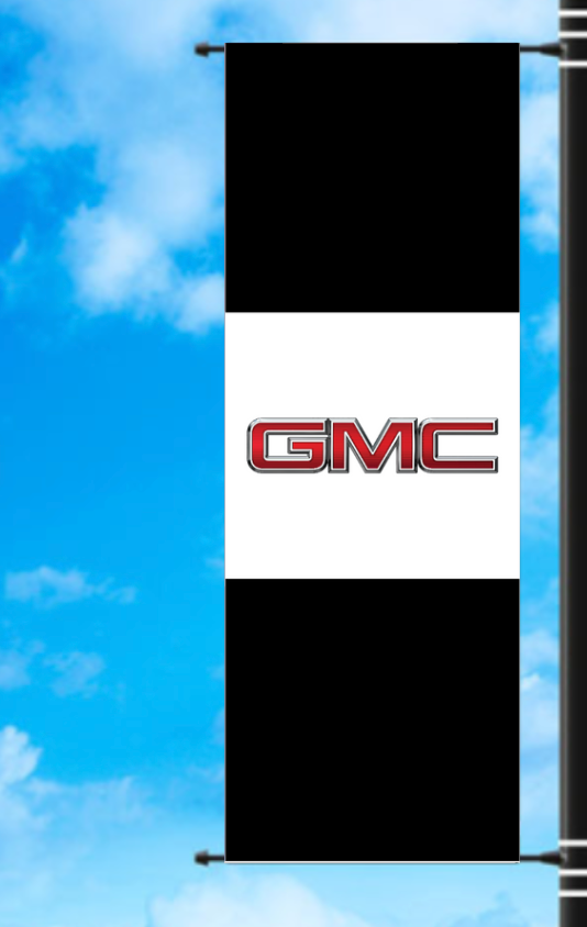 Vinyl Light Pole Banner - GMC