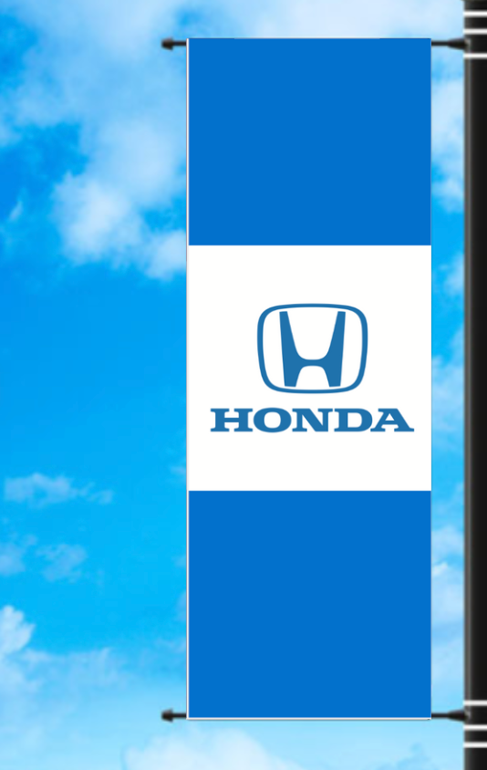 Vinyl Light Pole Banner - Honda
