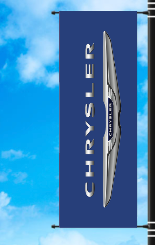 Vinyl Light Pole Banner - Chrysler