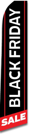 Black Friday Swooper Flag - Flag Only