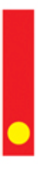 7.5" Red/Yellow Adhesive Number