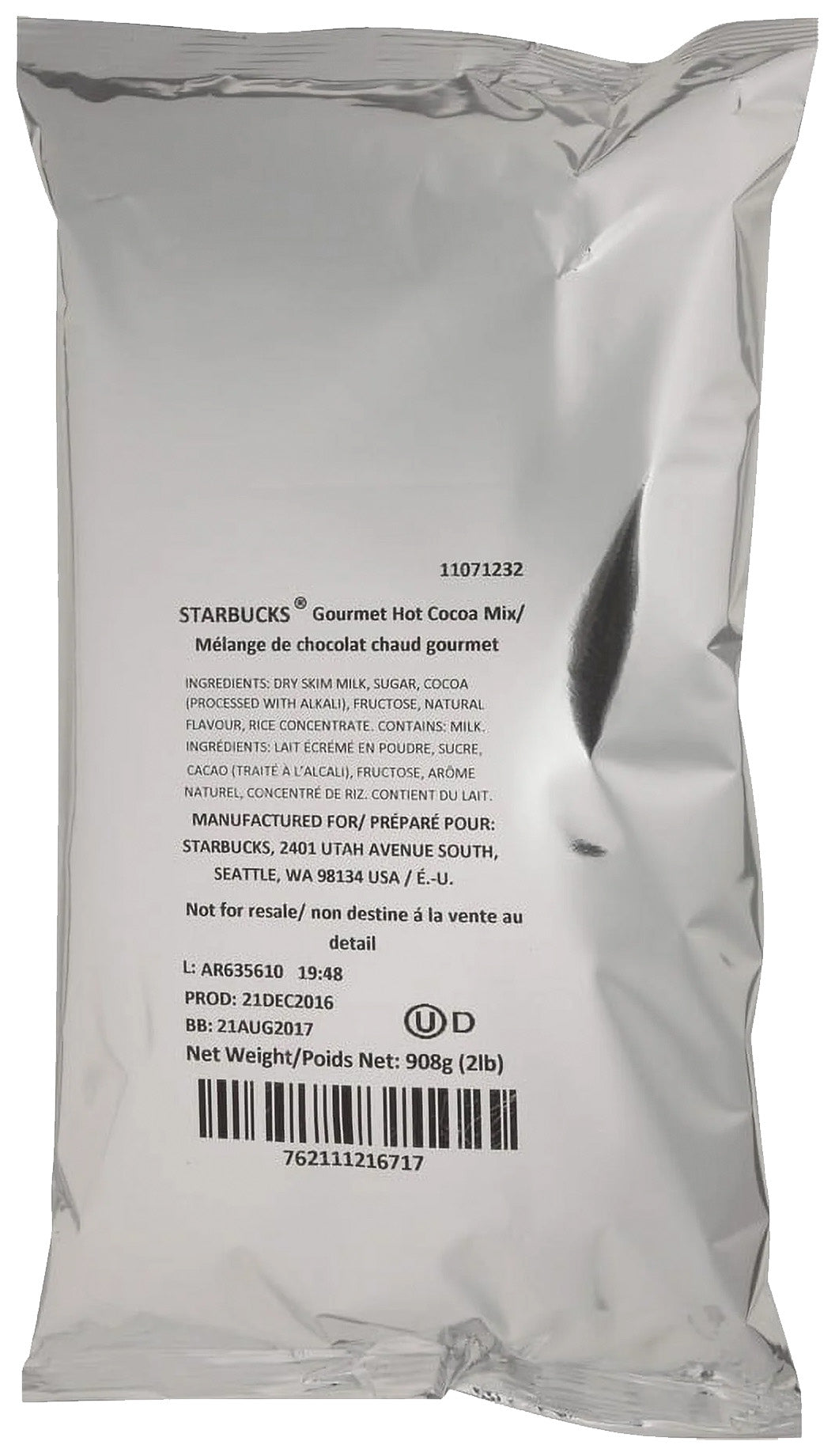 Starbucks Hot Cocoa - 2 lb. - Qty. 1
