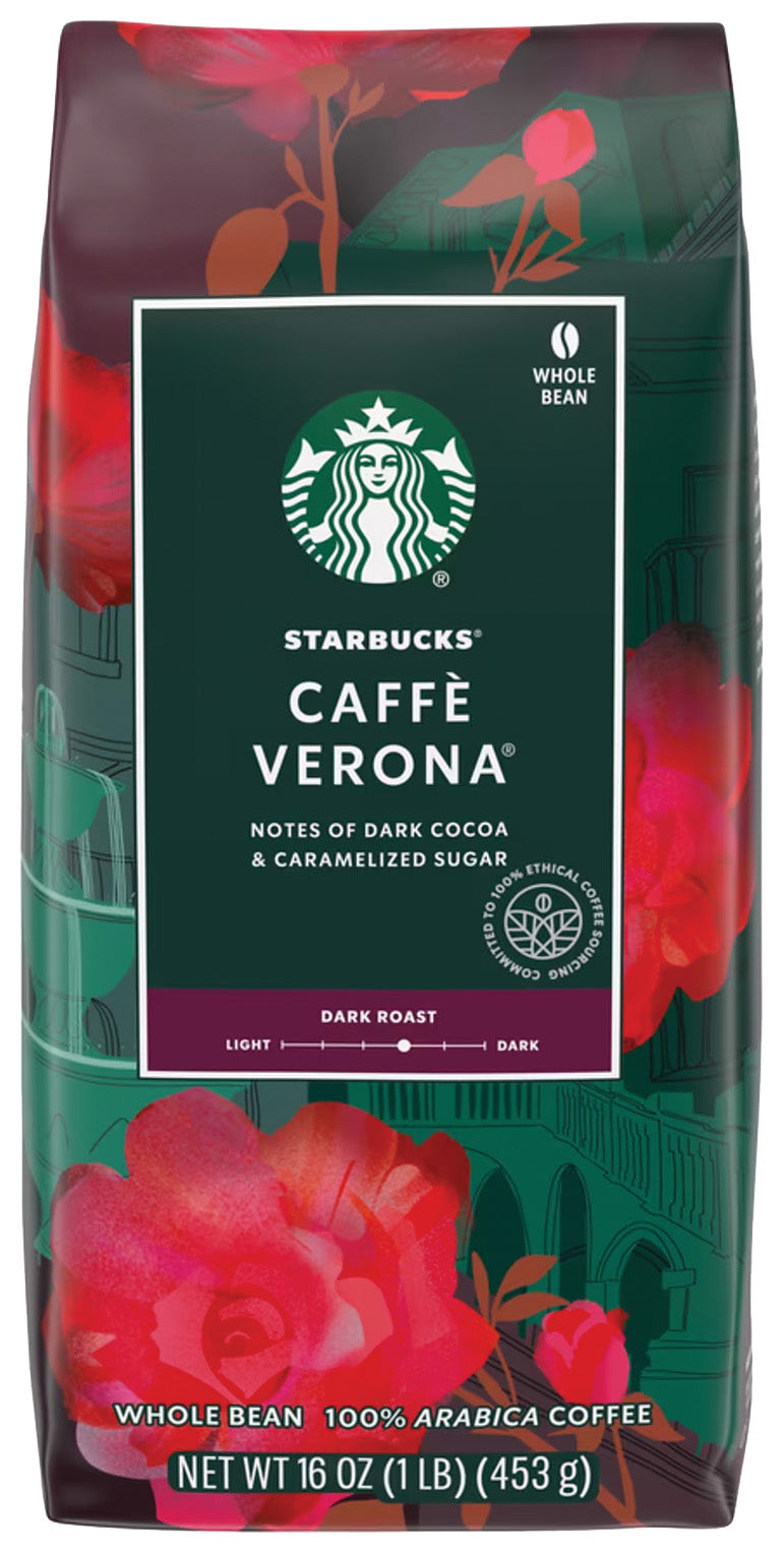 Starbucks Verona Whole Bean -1 lb. - Qty. 1