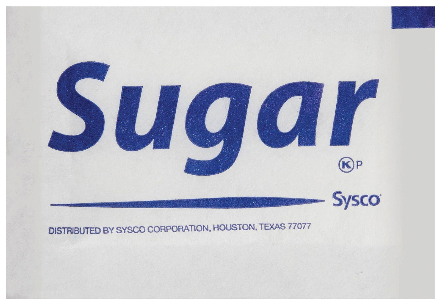Sysco Sugar Packets - Qty. 2000
