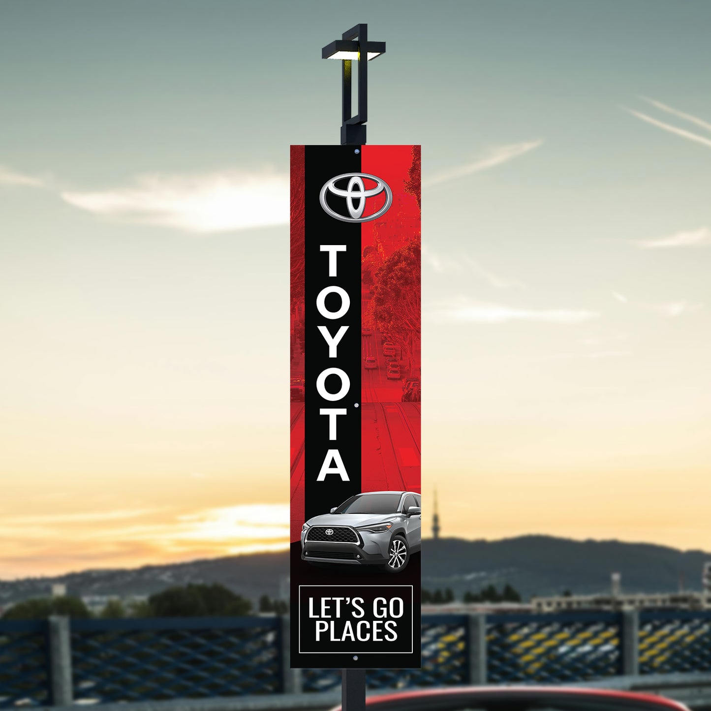 Light Pole Billboard - Kit - Single Sided