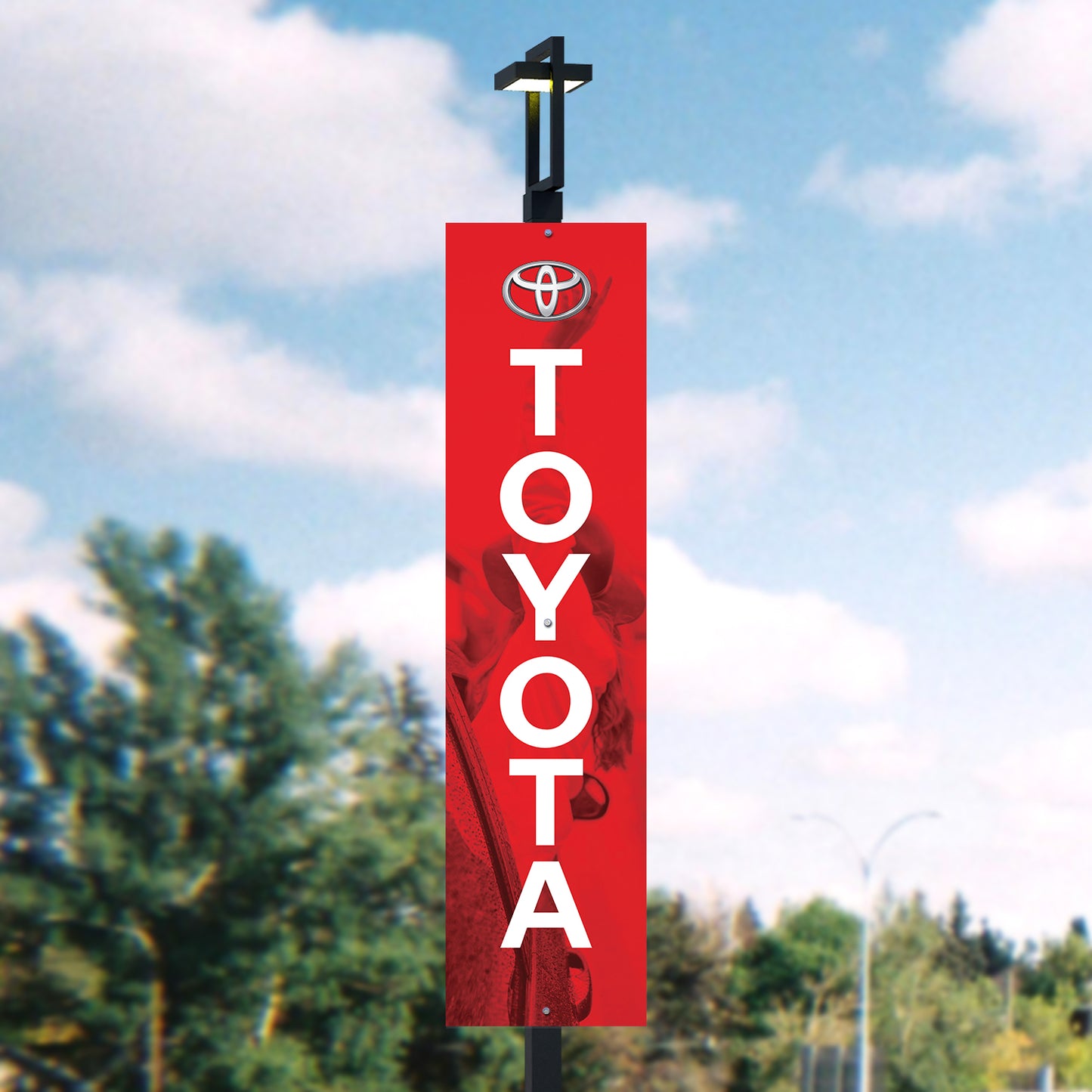 Light Pole Billboard - Kit - Single Sided