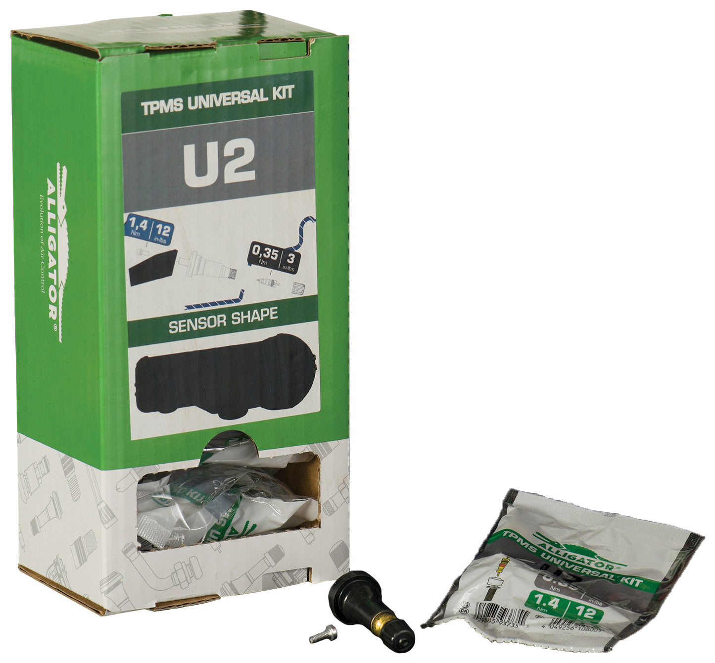 U2 Universal Rubber Snap-in TPMS Valve - Qty. 20