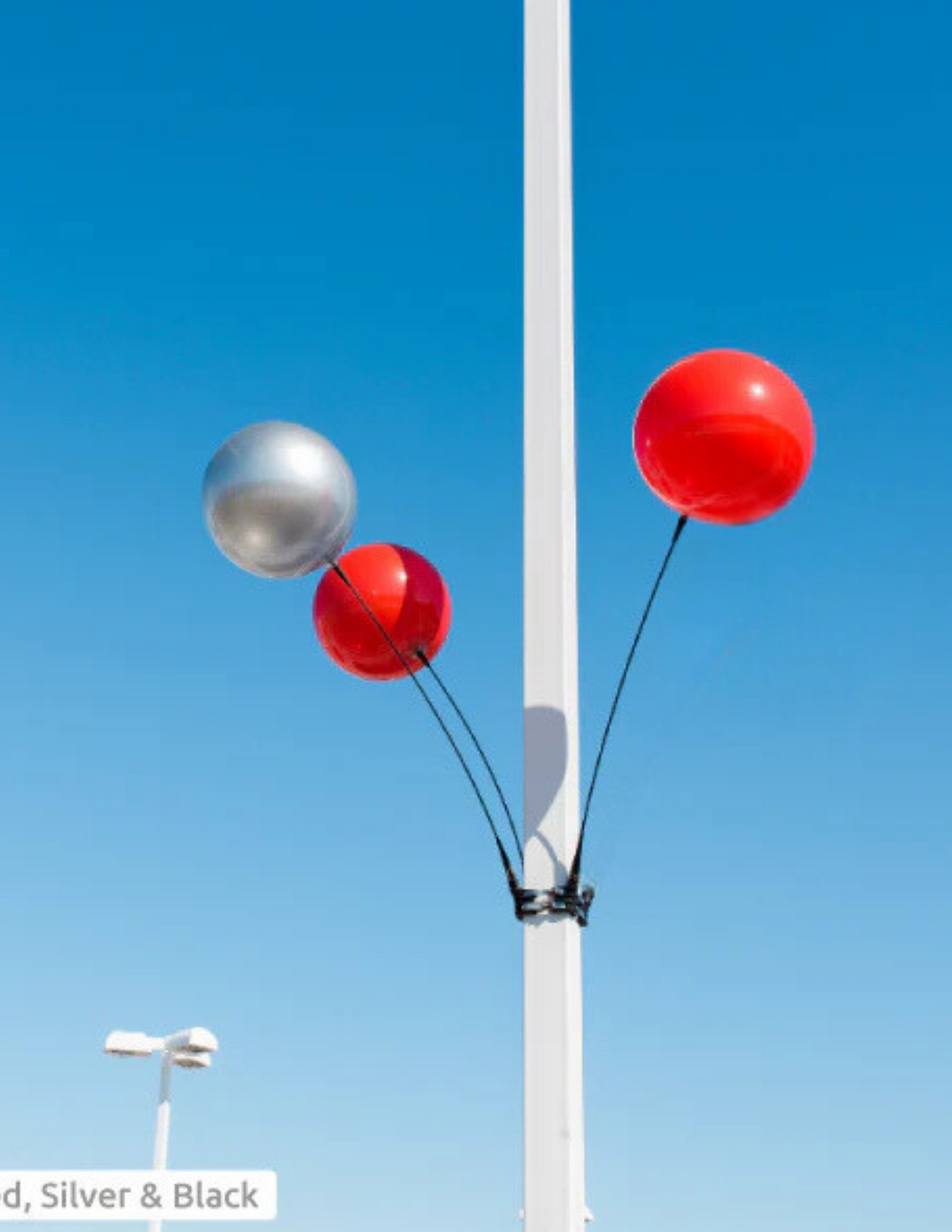 3 Balloon Light Pole Kit - Xtreme Weather Reusable Balloons