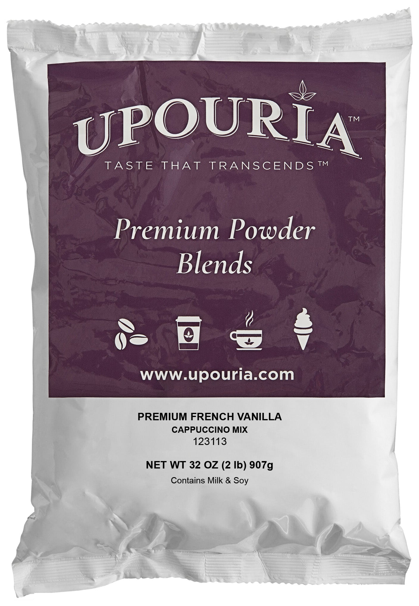 Upouria French Vanilla Powder - 2 lb. - Qty. 1