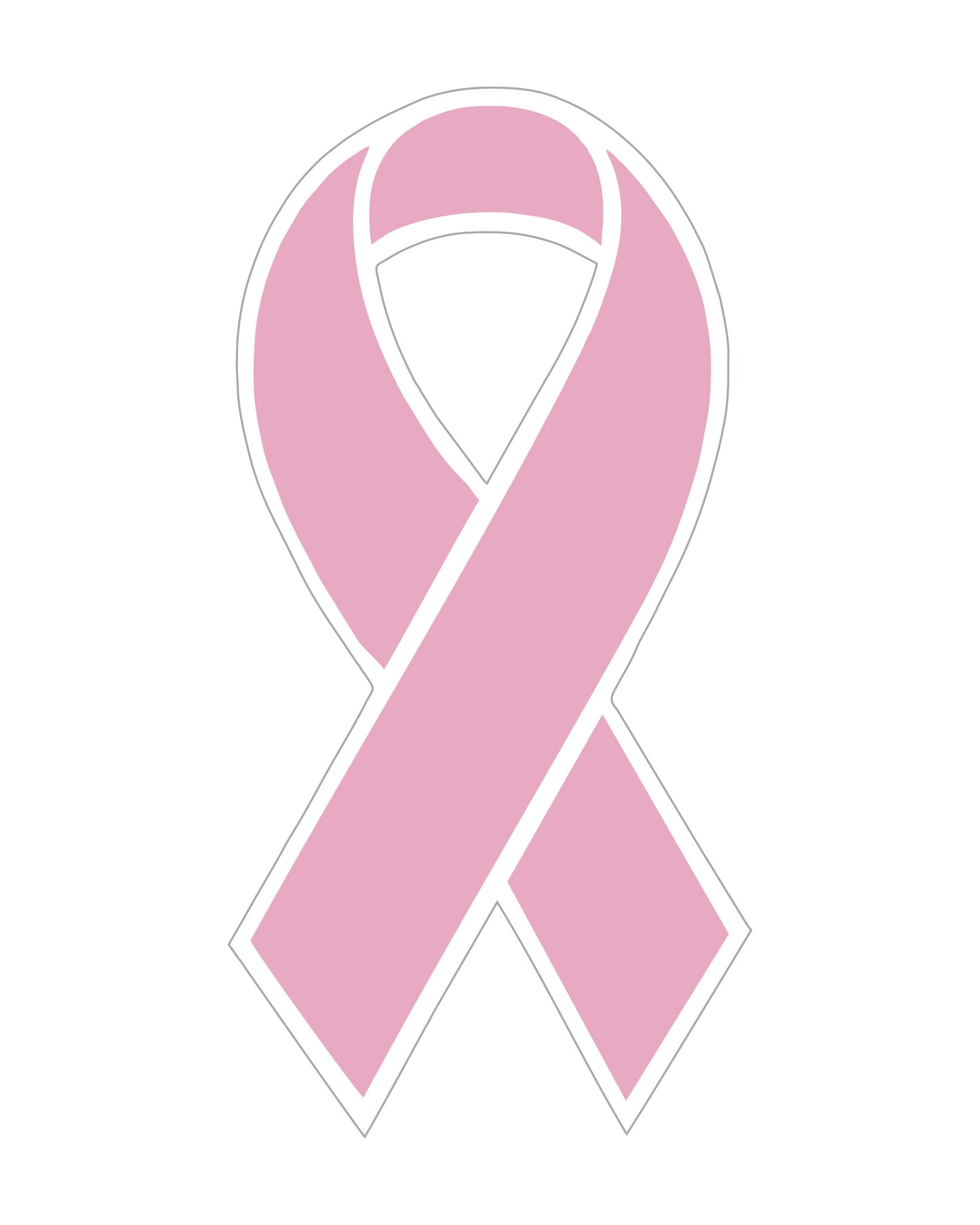 Window Sticker - Pink Ribbon - Qty. 12