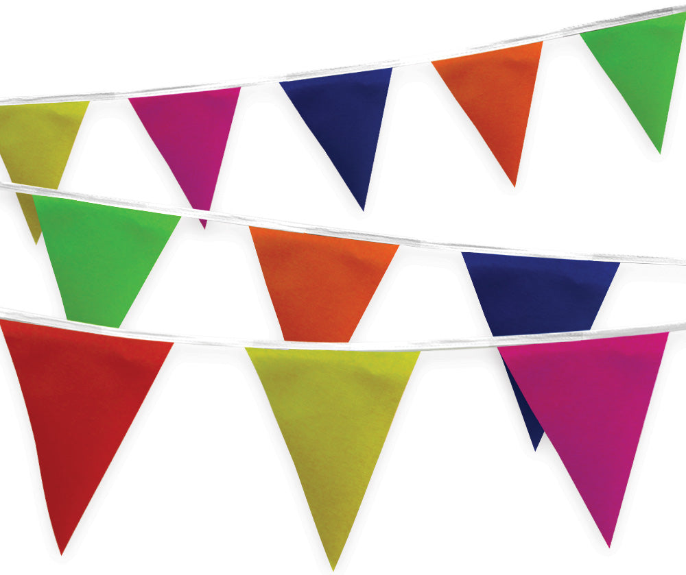 Triangle Pennants Fluorescent - Multi-Color - Qty. 1