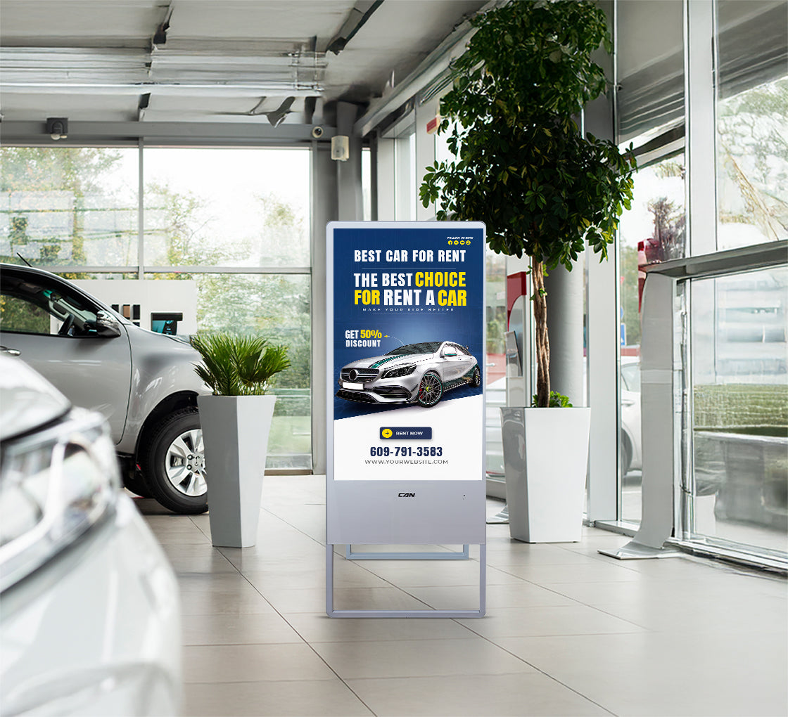 Portable LED Digital Display Signage - Floor Stand
