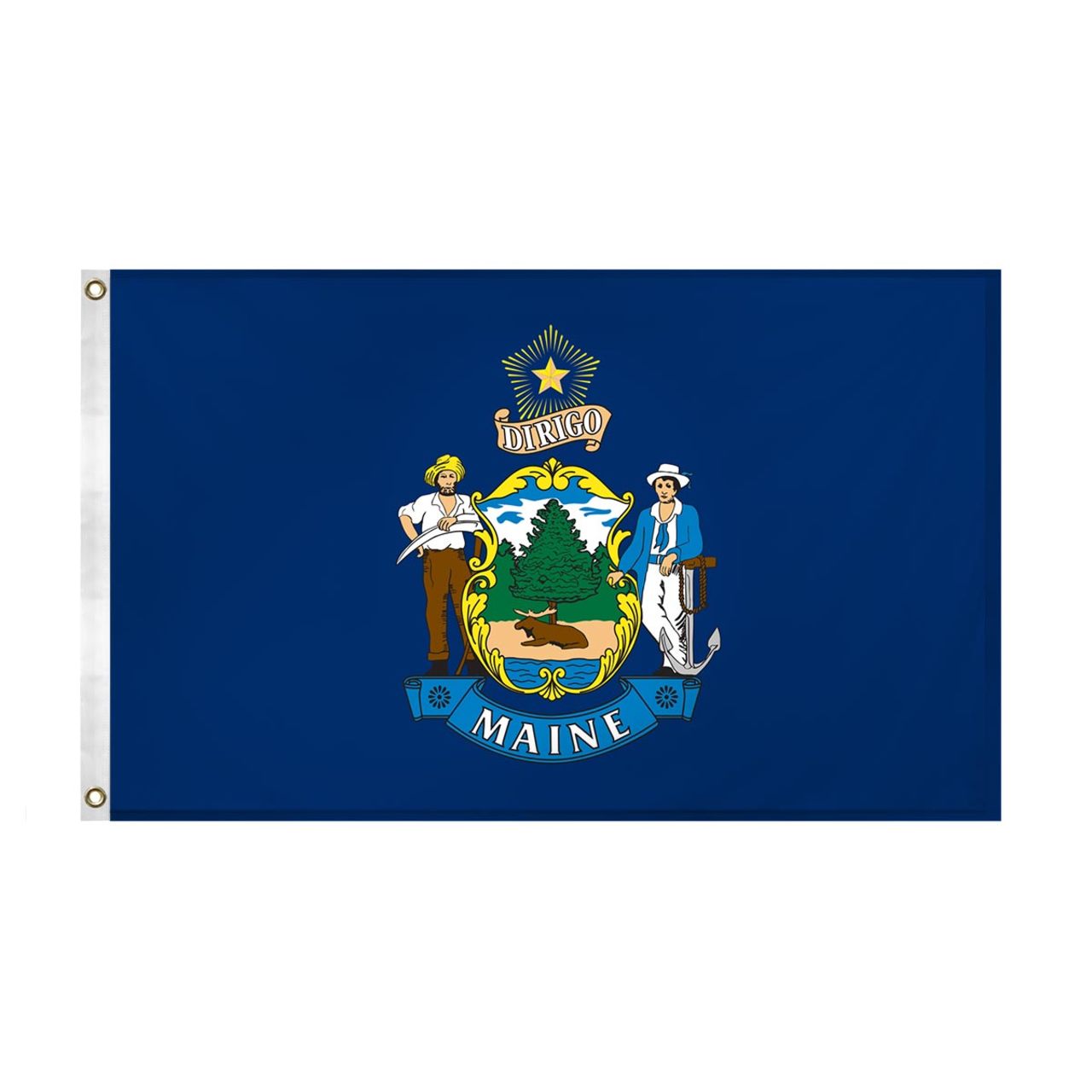 Maine State Flag - 3' x 5'
