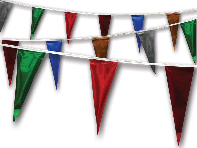 Triangle Pennants Metallic - Multi-Color - Qty. 1