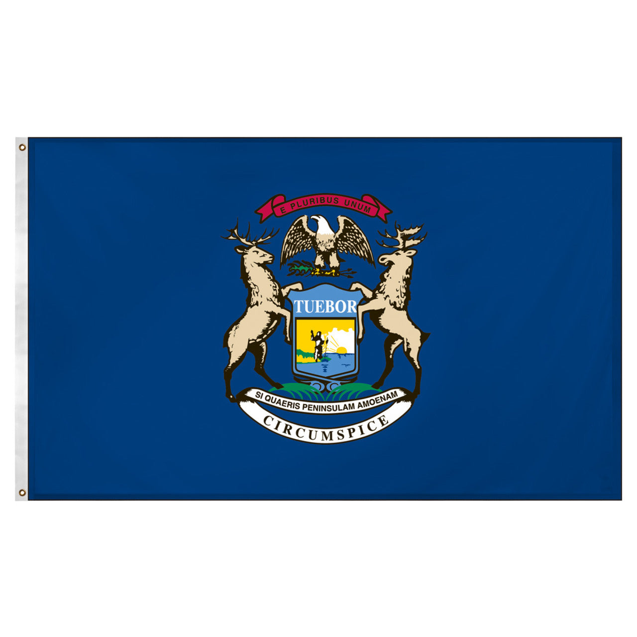 Michigan State Flag - 3' x 5'