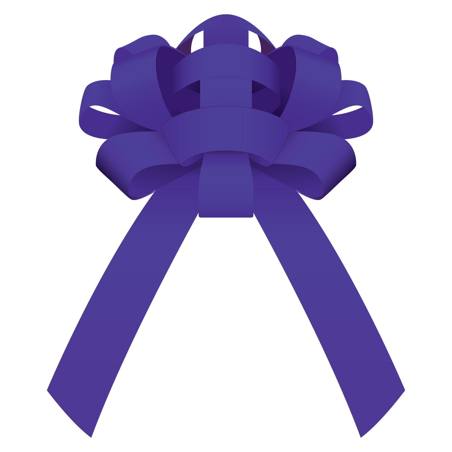 30" Magnetic Car Bow - Purple