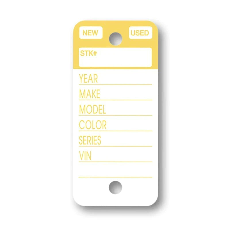 Top Stripe Key Tags