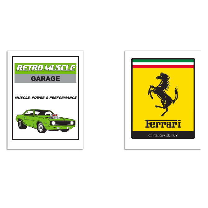 Floor Mat - Custom Printed - Poly Back