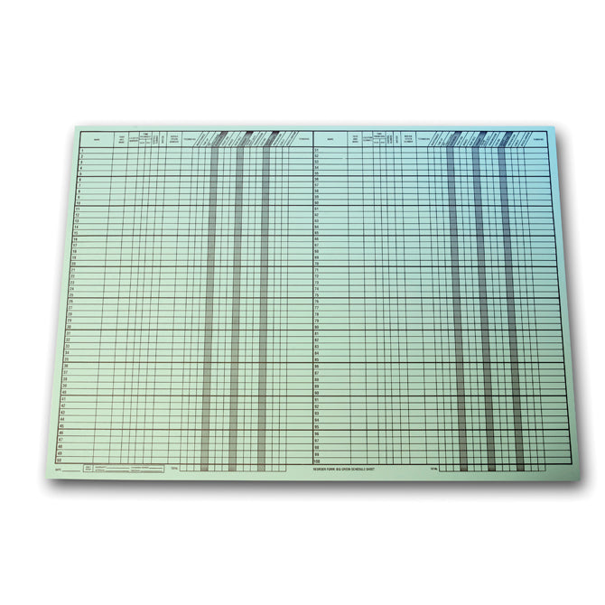 Route Sheet - Big Green