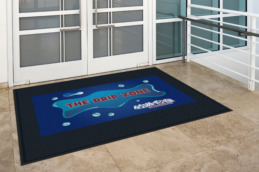 SuperScrape Impressions Logo Mat  4' x 8'