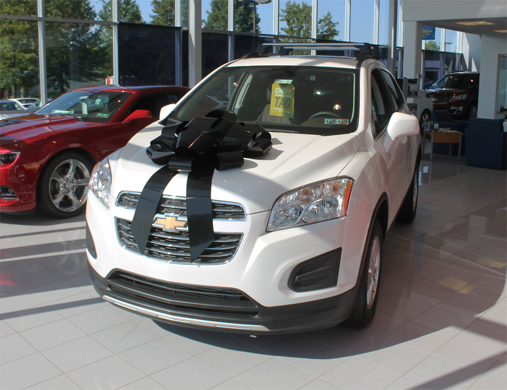 30" Magnetic Car Bow - Black