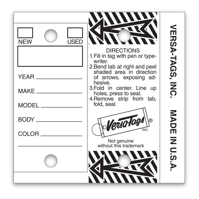 Versa-Tag Key Tags