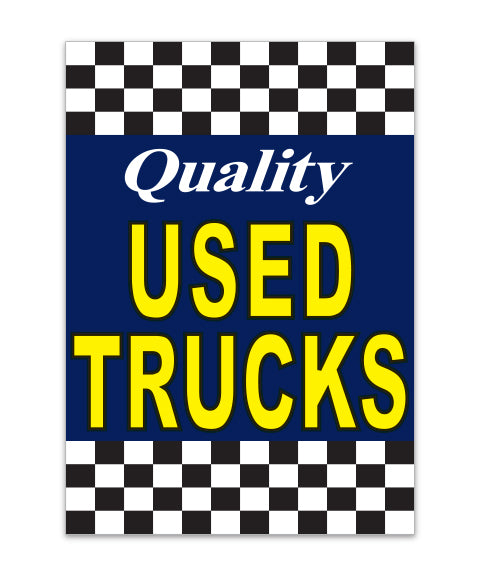 Under Hood Sign - Quality Used Trucks