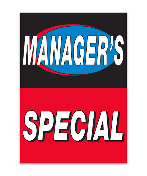 Under Hood Sign - Managers Special