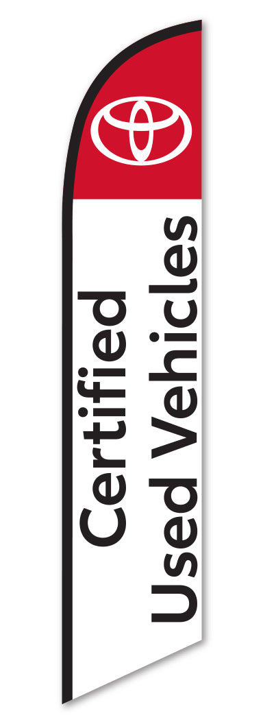 Swooper Flag - Toyota Certified Used Vehicles - Flag Only