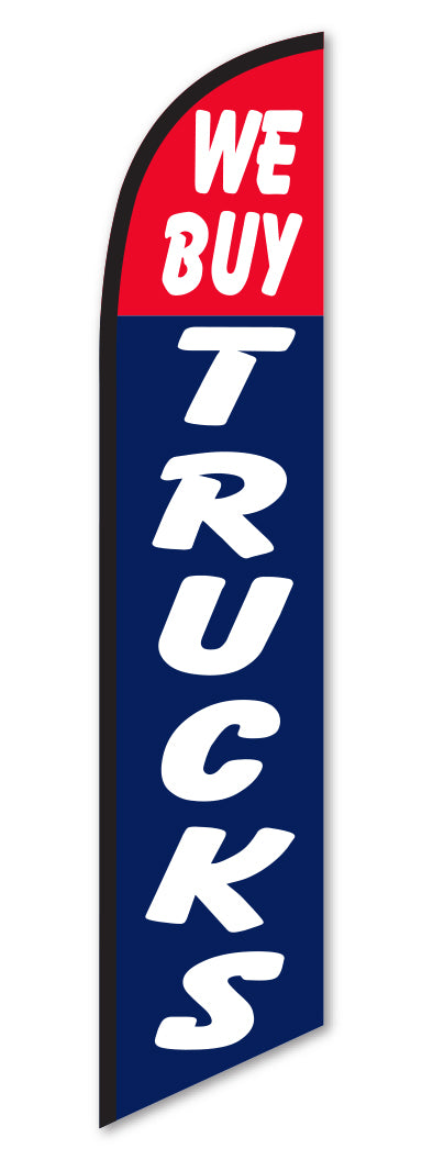 Swooper Flag - We Buy Trucks - Flag Only