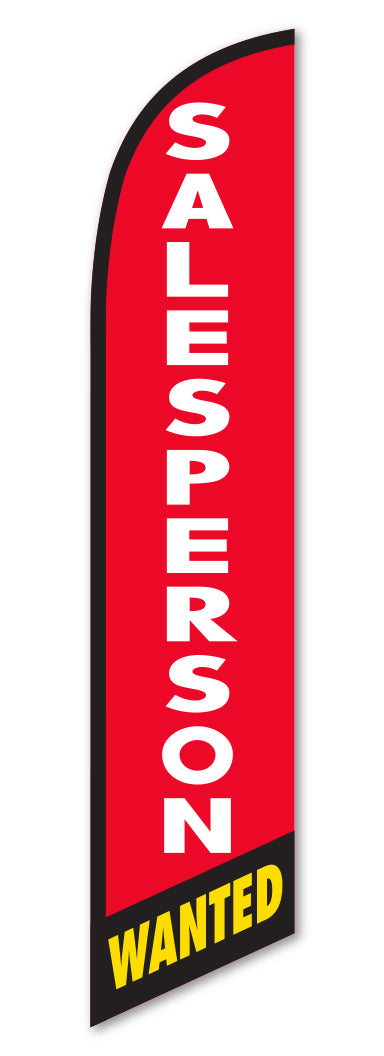 Swooper Flag - Salesperson Wanted - Flag Only