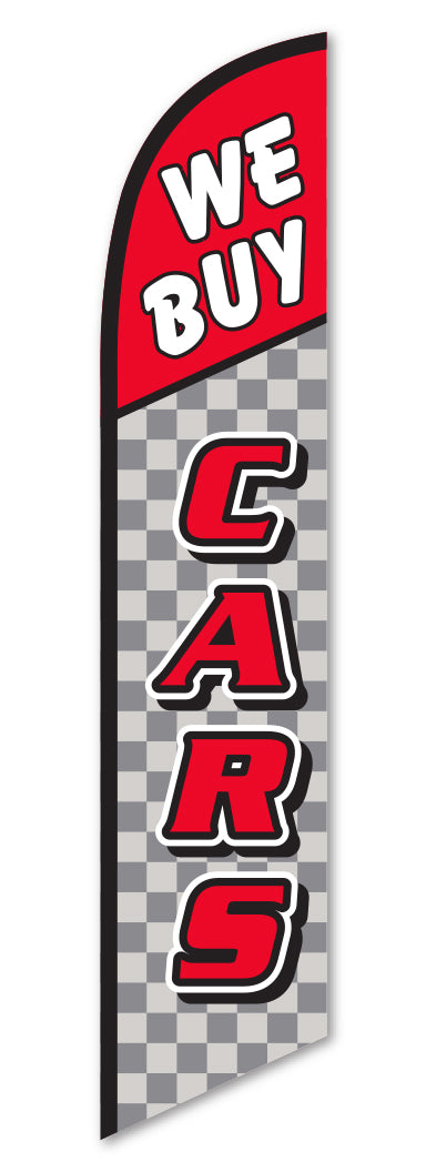 Swooper Flag - We Buy Cars - Flag Only