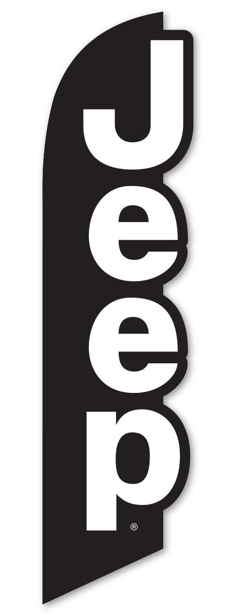 3-D Swooper Flag - Jeep