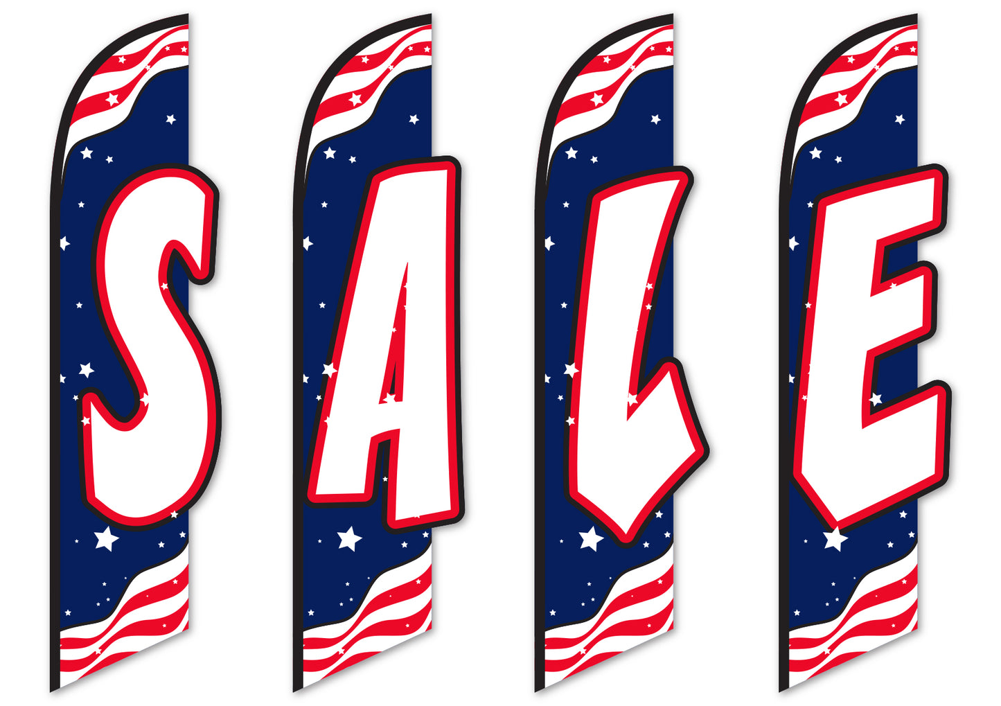 3-D Swooper Flag - SALE kit - Flags Only