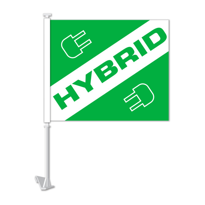 Clip On Window Flag - Hybrid