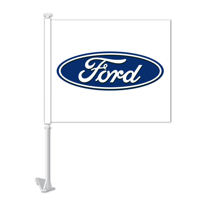 Clip On Window Flag - Ford