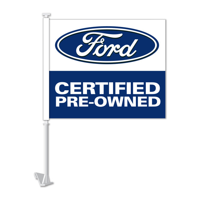 Clip On Window Flag - Ford Certified Pre Owned