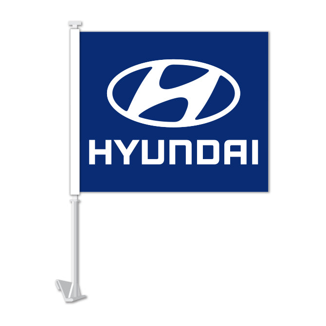 Clip On Window Flag - Hyundai