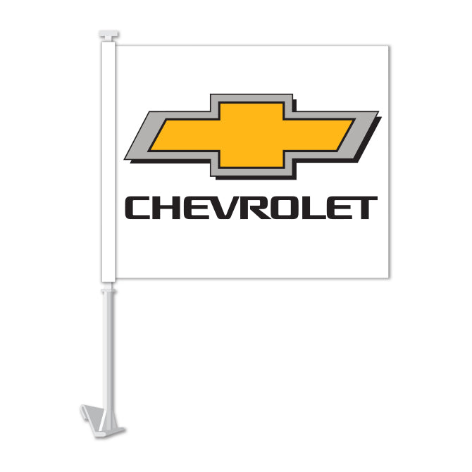 Clip On Window Flag - Chevrolet