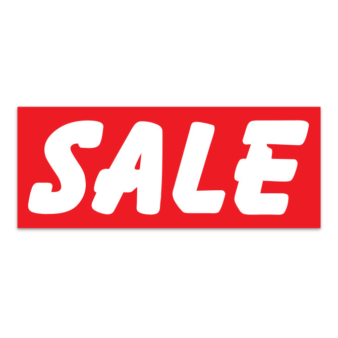 Windshield Banner - Sale (Red)