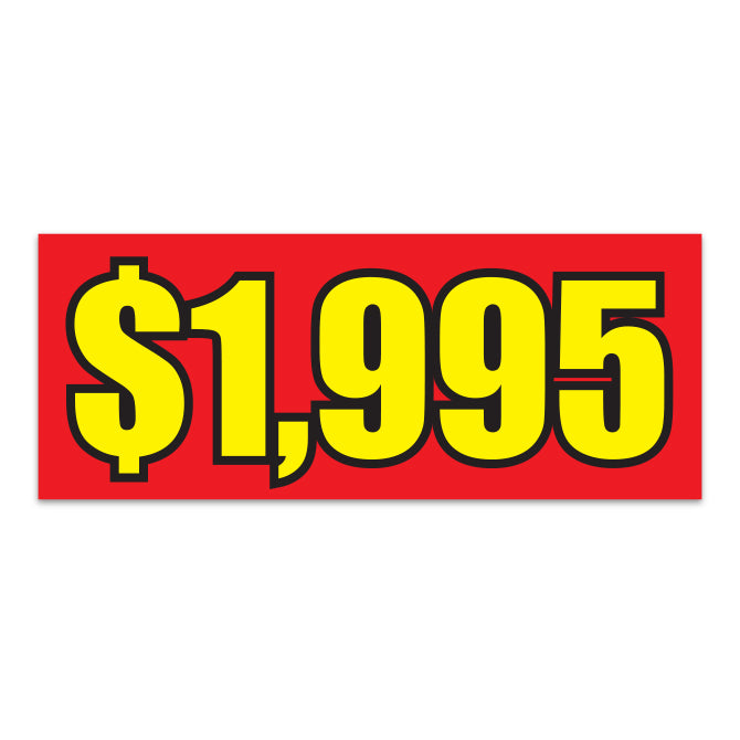 Windshield Banner - $1995