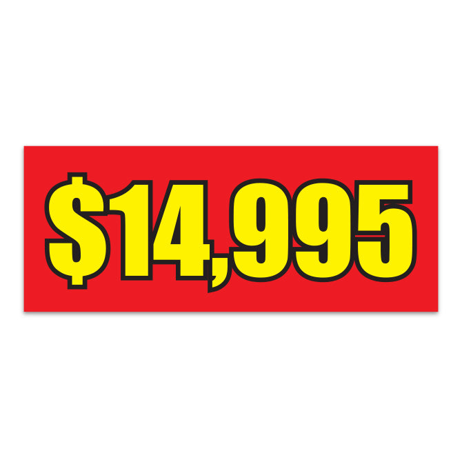 Windshield Banner - $14,995