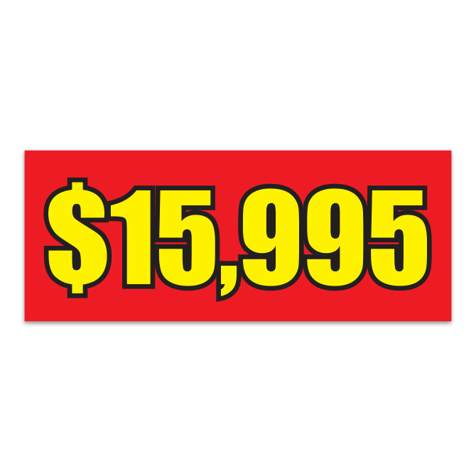 Windshield Banner - $15,995