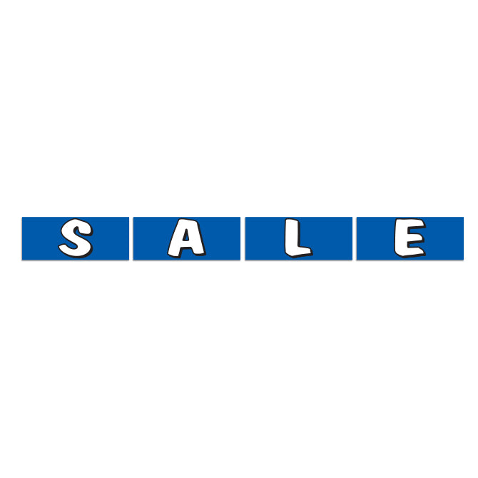 Windshield Banner - S-A-L-E (4 banners)