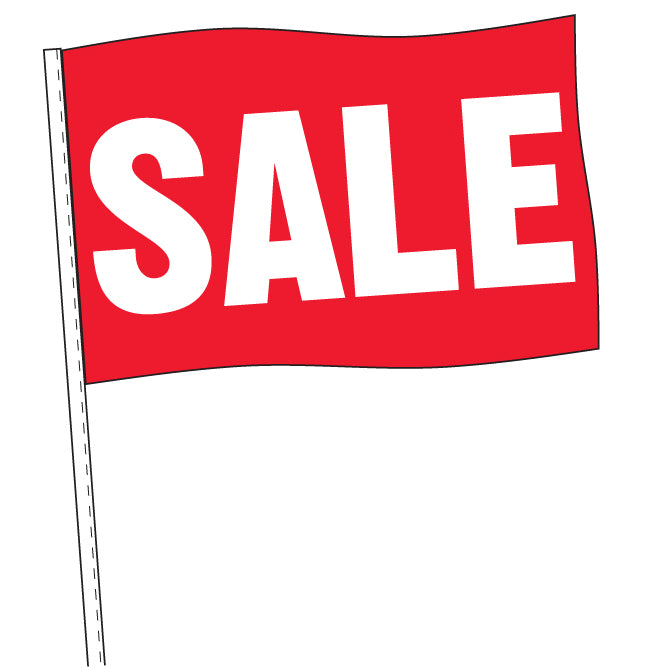 Antenna Flag – Supreme Cloth – Red & White Sale