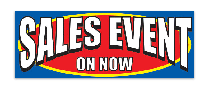 Giant Fabric Banner - Sales Event On Now