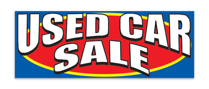 Giant Fabric Banner - Used Car Sale