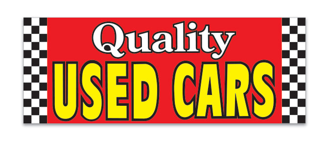 Giant Fabric Banner - Quality Used Cars