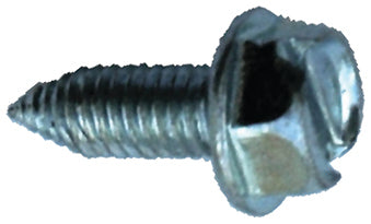 License Plate Screws - Slotted Hex Head (Metric)