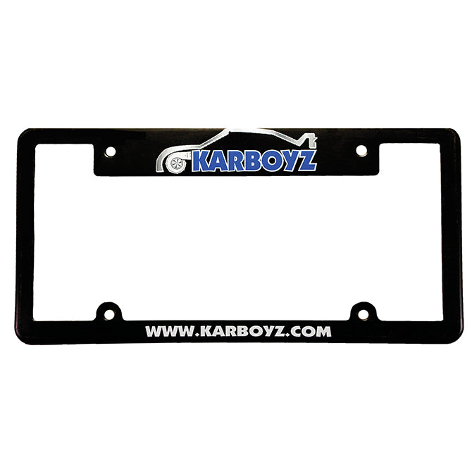 Screen Printed License Plate Frames